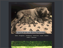 Tablet Screenshot of burgravensbergdoggen.de
